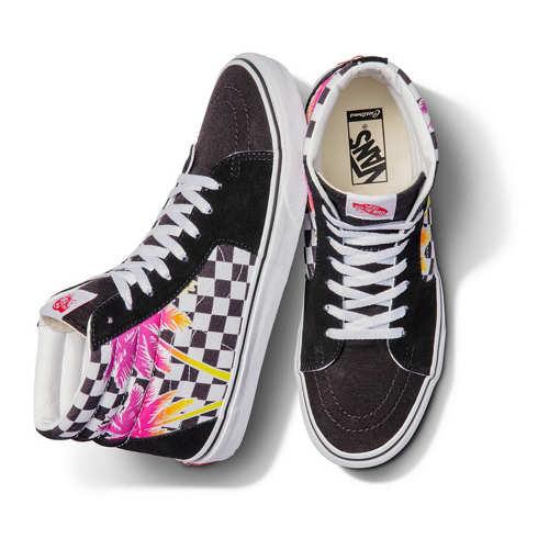 Vans Customs Palm Tree Checkerboard Creator Sk8-hi (customs)