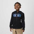 Vans Little Kids Vans Classic Full Zip Hoodie (black/true Blue)