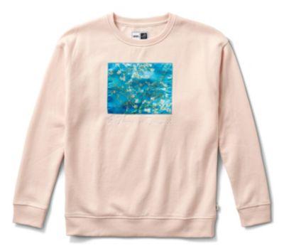 Vans X Vincent Van Gogh Almond Blossom Crew (silver Peony)