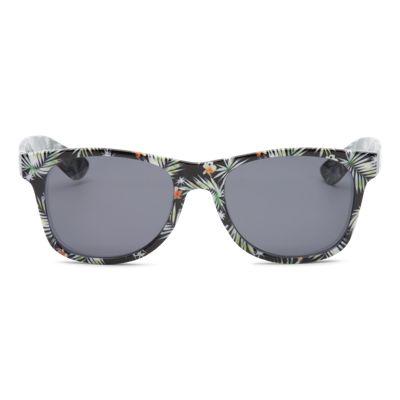 Vans Spicoli Sunglasses (black Decay Palm-dark Smoke)