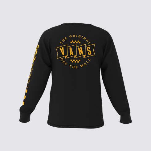 Vans Banner Logo Long Sleeve T-shirt (black)