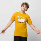 Vans Kids Peace Out T-shirt (golden Yellow)