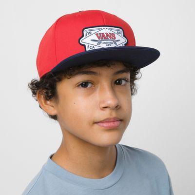 Vans Kids Otw Sk8 Lockup Snapback Hat (molten Lava)
