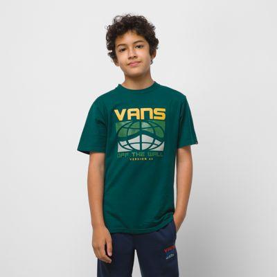 Vans Kids Vans Worldwide T-shirt (botanical Garden)