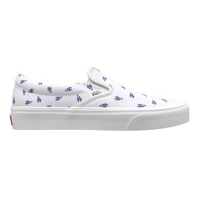 Vans Toddlers Customs Slip-on (los Angeles Dodgers White)