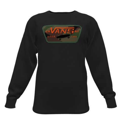 Vans Customs Camo Full Patch Long Sleeve Classic Tee (customs)