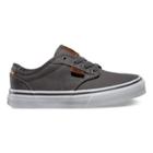 Vans Kids Atwood (canvas Pewter/white)
