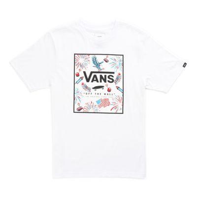 Vans Boys Print Box T-shirt (usa! Usa! Usa!)