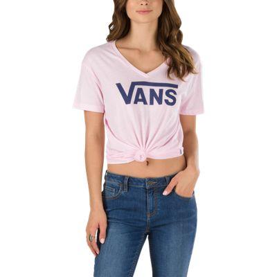 Vans Timeless V-neck T-shirt (pink Lady)