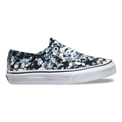 Vans Kids Reverse Floral Authentic (black/true White)