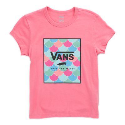 Vans Girls Vansmaid Scales Tee (strawberry Pink)