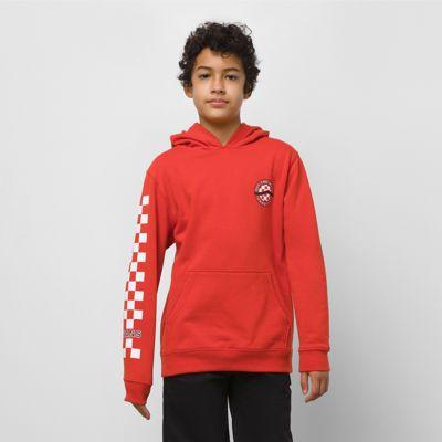 Vans Kids Sidestripe Hoodie (molten Lava)