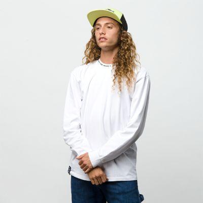 Vans Off The Wall Jacquard Long Sleeve T-shirt (white)