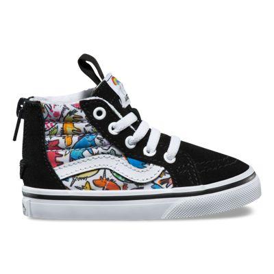 Vans Toddler Dallas Clayton Sk8-hi Zip (unicorns/true White)
