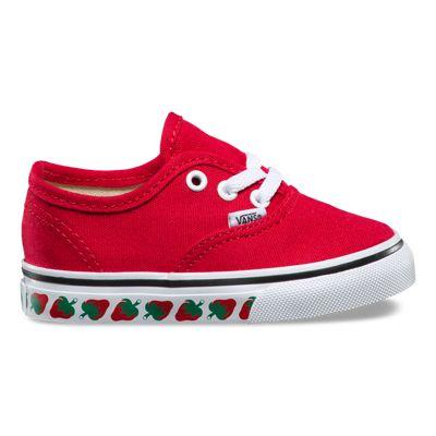 Vans Toddler Strawberry Tape Authentic (red/black)