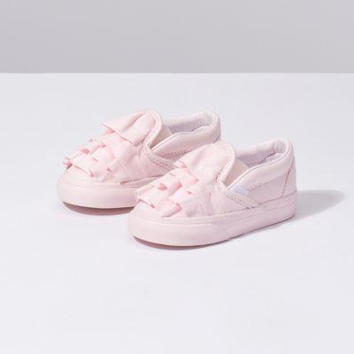 Vans Toddler Ruffle Classic Slip-on (heavenly Pink)