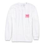Vans Off The Wall Classic Wavy Check Long Sleeve Tee (white)