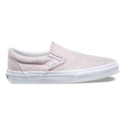 Vans Speckle Jersey Slip-on (pink/true White)