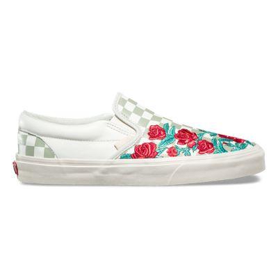 Vans Rose Embroidery Slip-on Dx (marshmallow/turtledove)