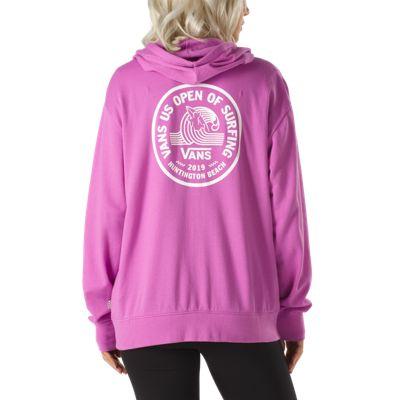 Vans Us Open Logo Zip Hoodie (rosebud)