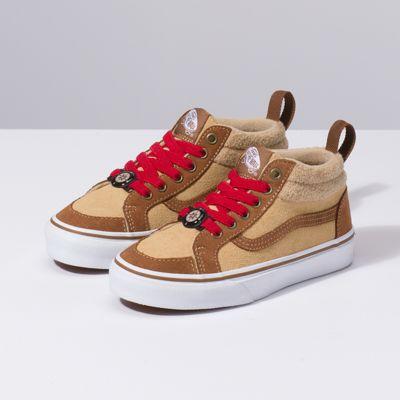 Vans Kids Scout Racer Mid (latte/true White)