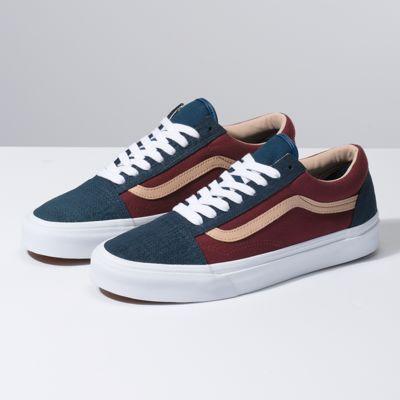 Vans Textured Suede Old Skool (sailor Blue/port)