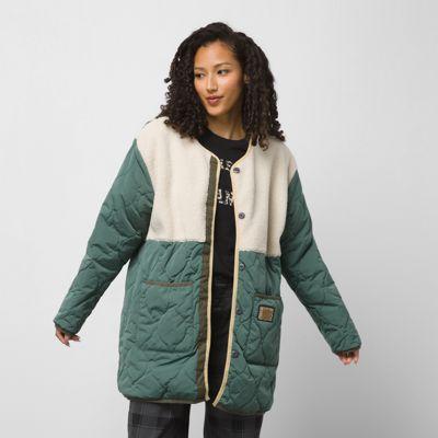 Vans Animal Mix Reversible Liner Jacket (duck Green)