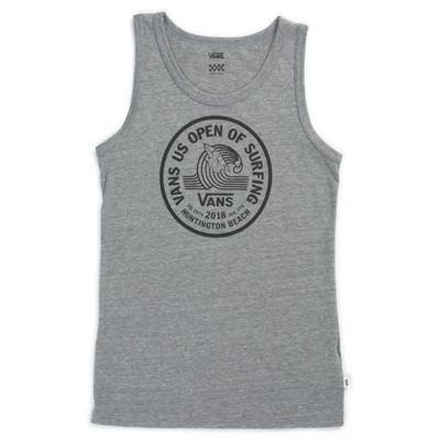 Vans Girls 2018 Vuso Logo Tour Tank (grey Heather)