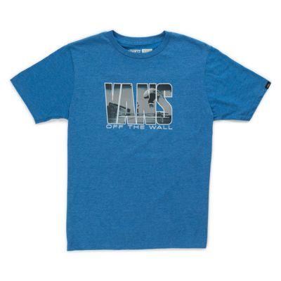 Vans Boys Push Through T-shirt (royal Heather)