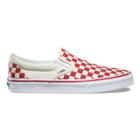 Vans Primary Check Slip-on (racing Red/white)