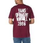 Vans Cracked Pavement T-shirt (burgundy)