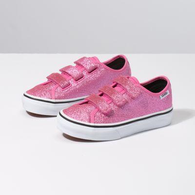 Vans Kids Glitter Style 23 V (azalea Pink/true White)