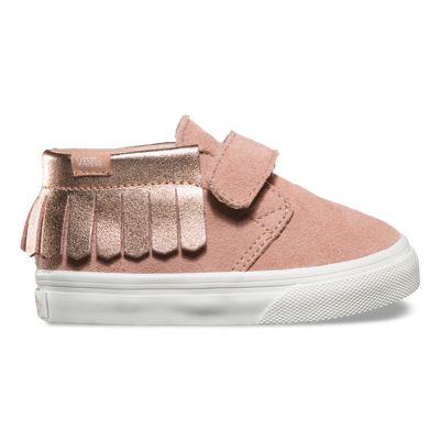 Vans Toddlers Metallic Chukka V Moc (rose Gold)