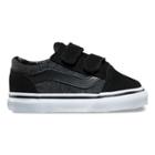 Vans Toddler Suede & Suiting Old Skool V (black)