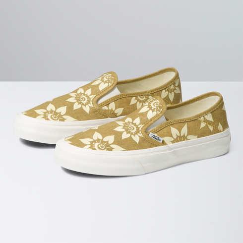 Vans Slip-on Vr3 Sf (trippy Floral Mustard Gold)
