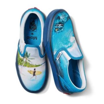 Vans X Molo Kids Slip-on (surf Monster)