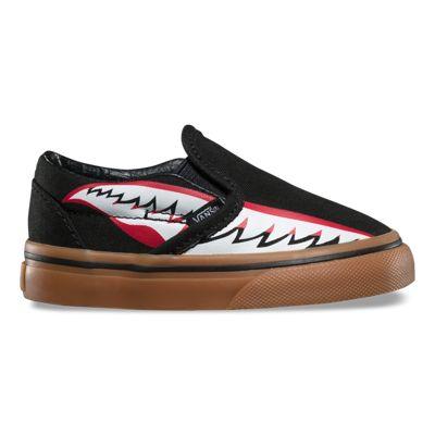 Vans Toddlers Bomber Face Slip-on (black/gum)