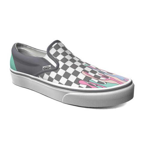 Vans Customs Checkerboard Drips Slip-on (customs)