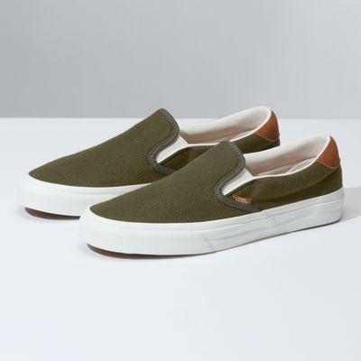 Vans Flannel Slip-on 59 (dusty Olive)