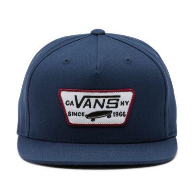 Vans Boys Full Patch Snapback Hat (dress Blues)