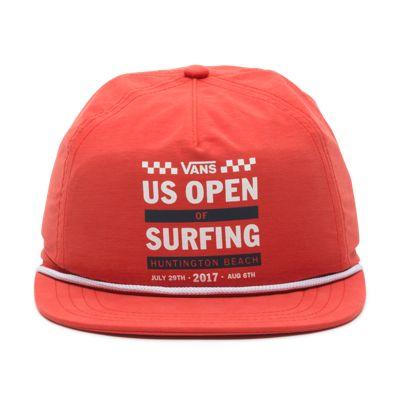 Vans 2017 Vuso Stacked Trucker Hat (racing Red)