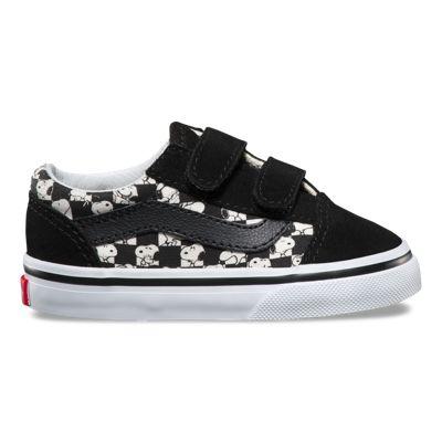 Vans Toddlers Vans X Peanuts Old Skool V (snoopy/checkerboard)