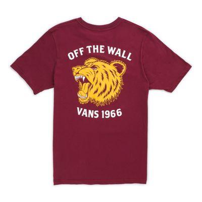Vans Boys Poke The Bear T-shirt (burgundy)