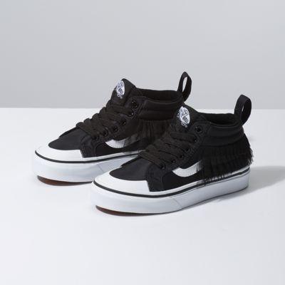 Vans Kids Satin Tulle Racer Mid (black/true White)
