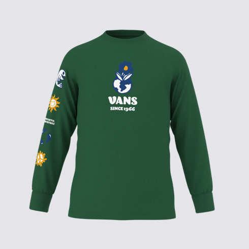 Vans Kids Positivity Long Sleeve T-shirt (eden)