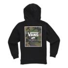 Vans Boys Print Box Back Pullover Hoodie (black/camo)
