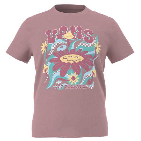 Vans Kids Feelin Groovy Tee (vans Cool Pink)