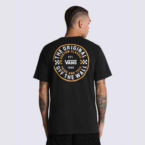 Vans Off The Wall Checker Circle Tee (black)