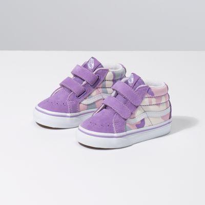 Vans Toddler Pastel Camo Sk8-mid Reissue V (fairy Wren/marshmallow)