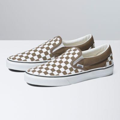 Vans Checkerboard Classic Slip-on (walnut)